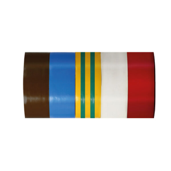 TÖBBSZÍNŰ SZIGETELŐSZALAG - 19X0.13MM / 10M, 5DB/CS