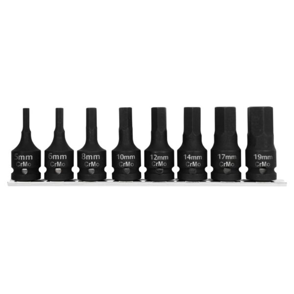 IMBUSZ BITFEJES ÜTVE-DUGÓKULCS SZETT 5-19MM - 8 DB