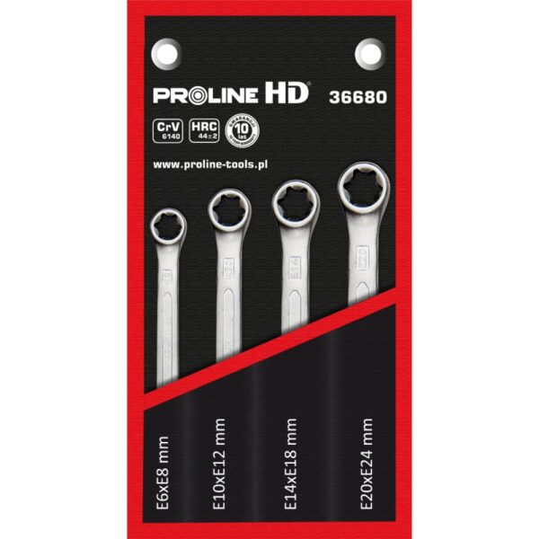 TORX CSILLAGKULCS SZETT - HD CR-VA E6-E24 - 4 DB - Image 2